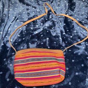 Colorful Striped Women's Bag